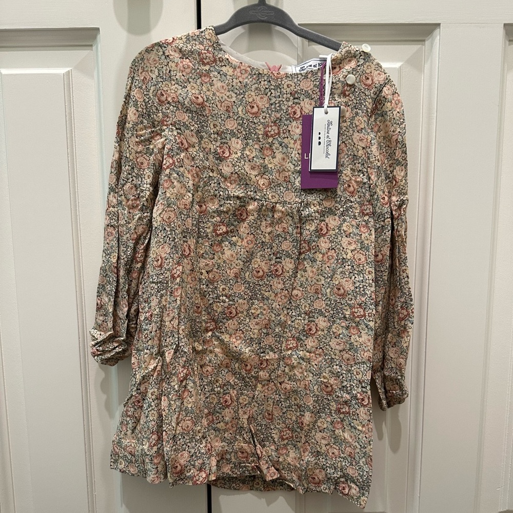Tartine et Chocolat NWT Size 4 Liberty Fabric Floral Dress